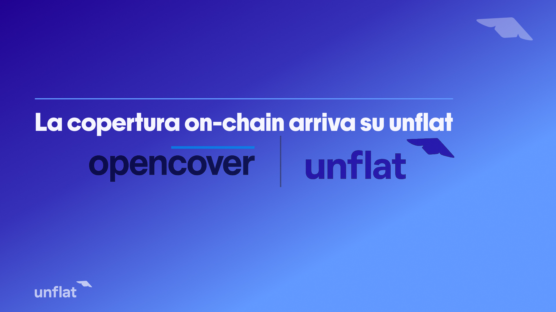 Il futuro della DeFi &egrave; sicuro: copertura on-chain su unflat con OpenCover e Nexus Mutual
